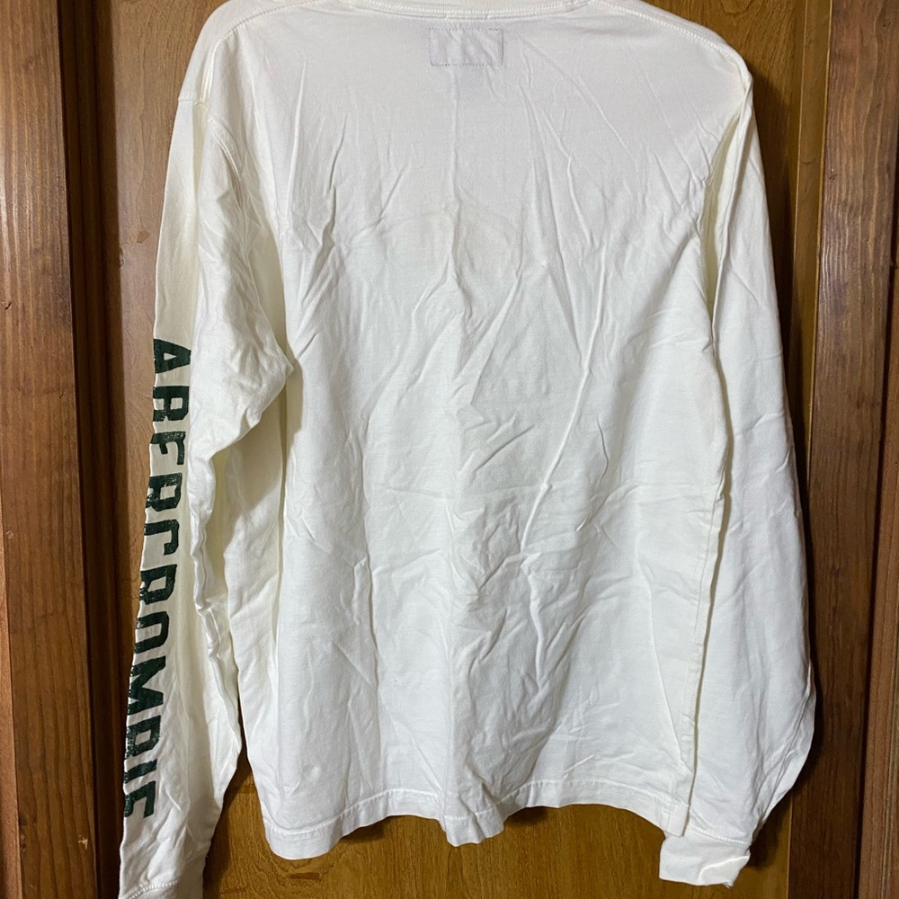 Abercrombie & Fitch White Muscle Tee - Picture 3 of 3